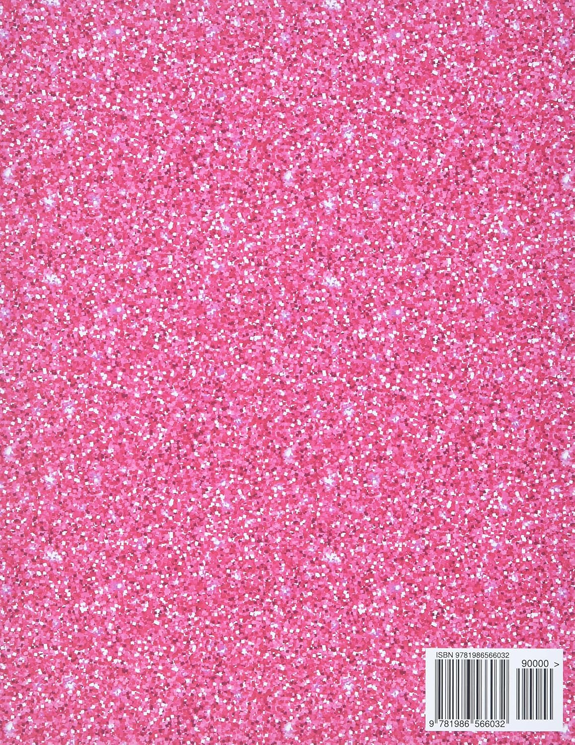Sketchbook: Cute Unicorn On Pink Glitter Effect Background, Large Blank Sketchbook For Girls, 110 Pages, 8.5" x 11", For Drawing, Sketching & Crayon Coloring (Kids Drawing Books) image 2
