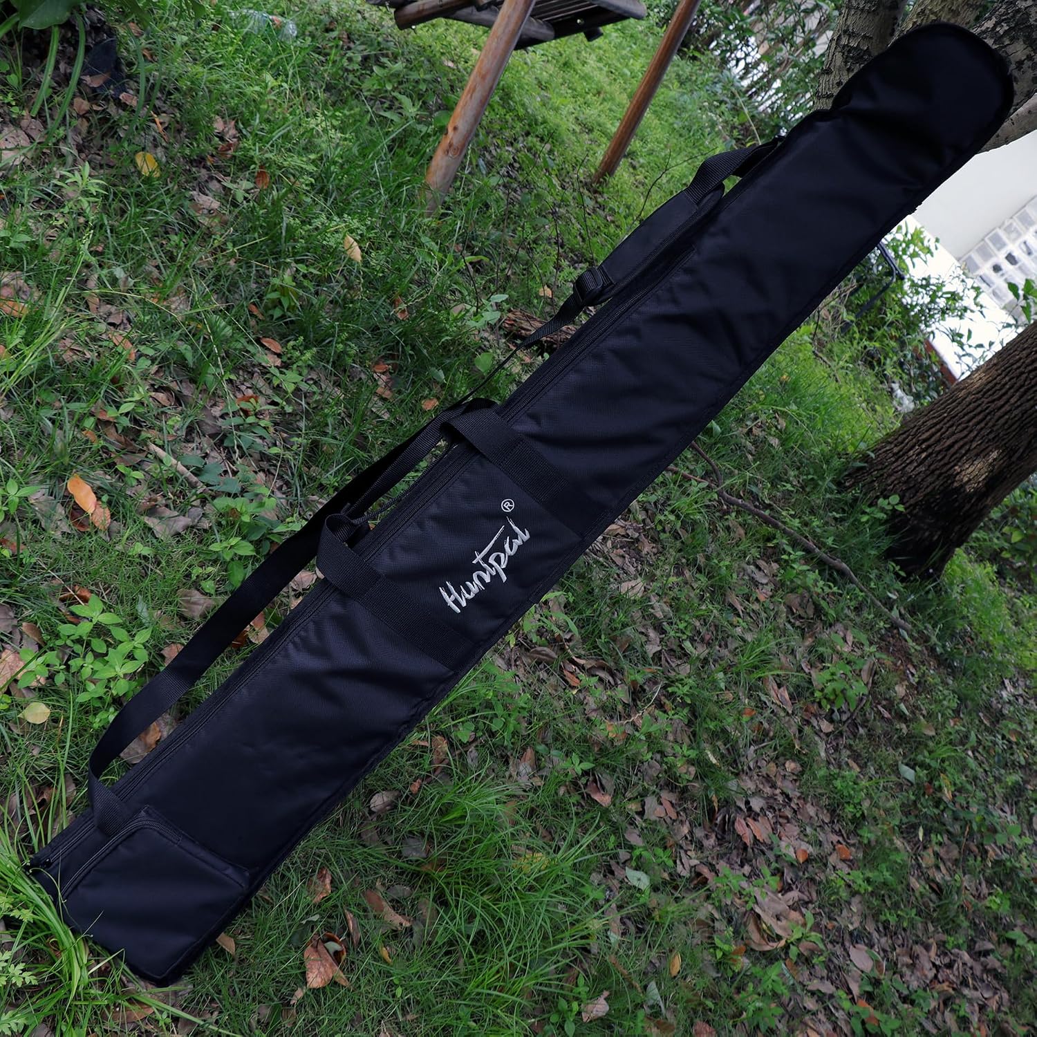 HUNTPAL 52" Soft Shotgun Case for Gun Rifle Storage and Transport, Water-Resistant Tactical Gun Bag with Zipper Closure, Adjustable Shoulder Strap, Carry Handle and External Accessory Pocket