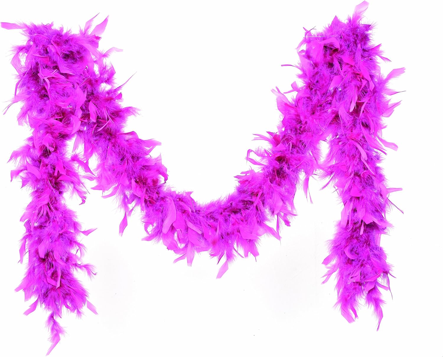 Fuschia Pink Feather Boa Garland Amazon.co.uk Home & Kitchen