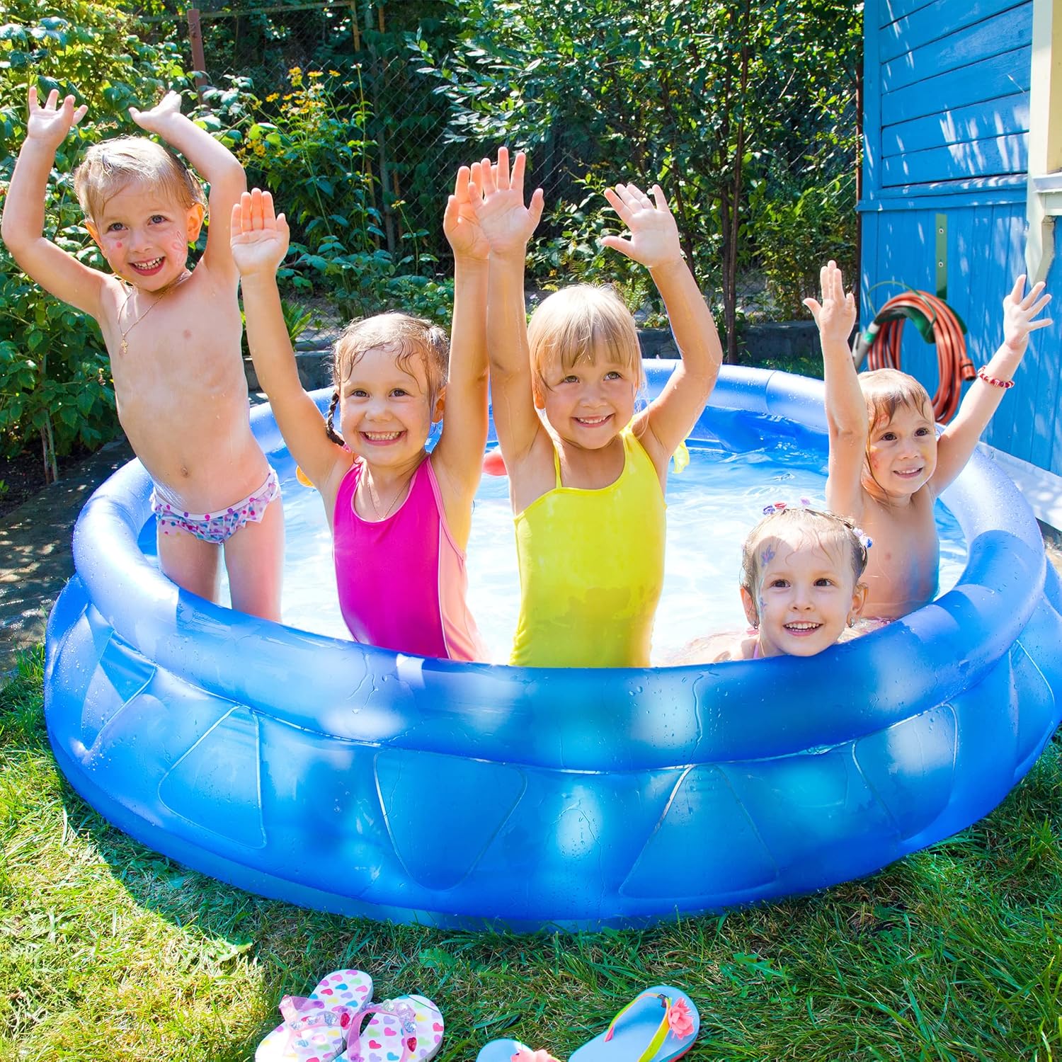 Relaxdays Wall Hose Holder, Metal, Wall Holder for 5/8 Inch (15 mm) Hoses, for 60 m Garden Hoses, Hose Hook, Green