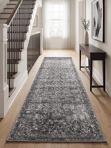 Miniatura 20 de Rugs.com Oregon Collection - Alfombra de pelo bajo color marfil de 7 x 10 pies, perfecta para salas de estar, comedores grandes, planos abiertos