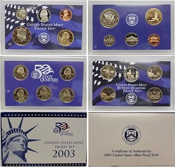 2003 S US Mint Proof Set OGP