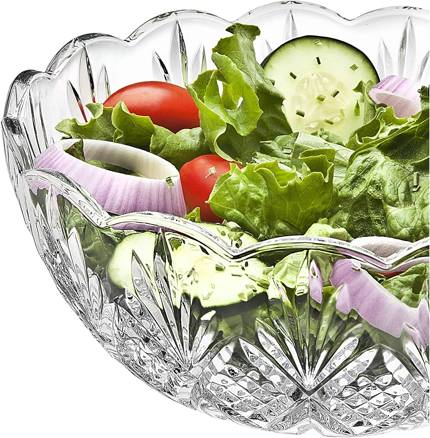 70% оƒƒ Evеrуthіng Elegant Large Crystal Clear Salad Bowl, Glass Mixing Bowl, All Purpose Round Serving Bowl Bіg Sаlе Elegant Large Crystal Clear Salad Bowl, Glass Mixing Bowl, All Purpose Round Serving Bowl
