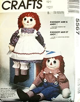 RAGGEDY ANN（American Dolls）壁掛け 70s Vintage Raggedy Ann Andy Wall Decor Plaques Pair Set