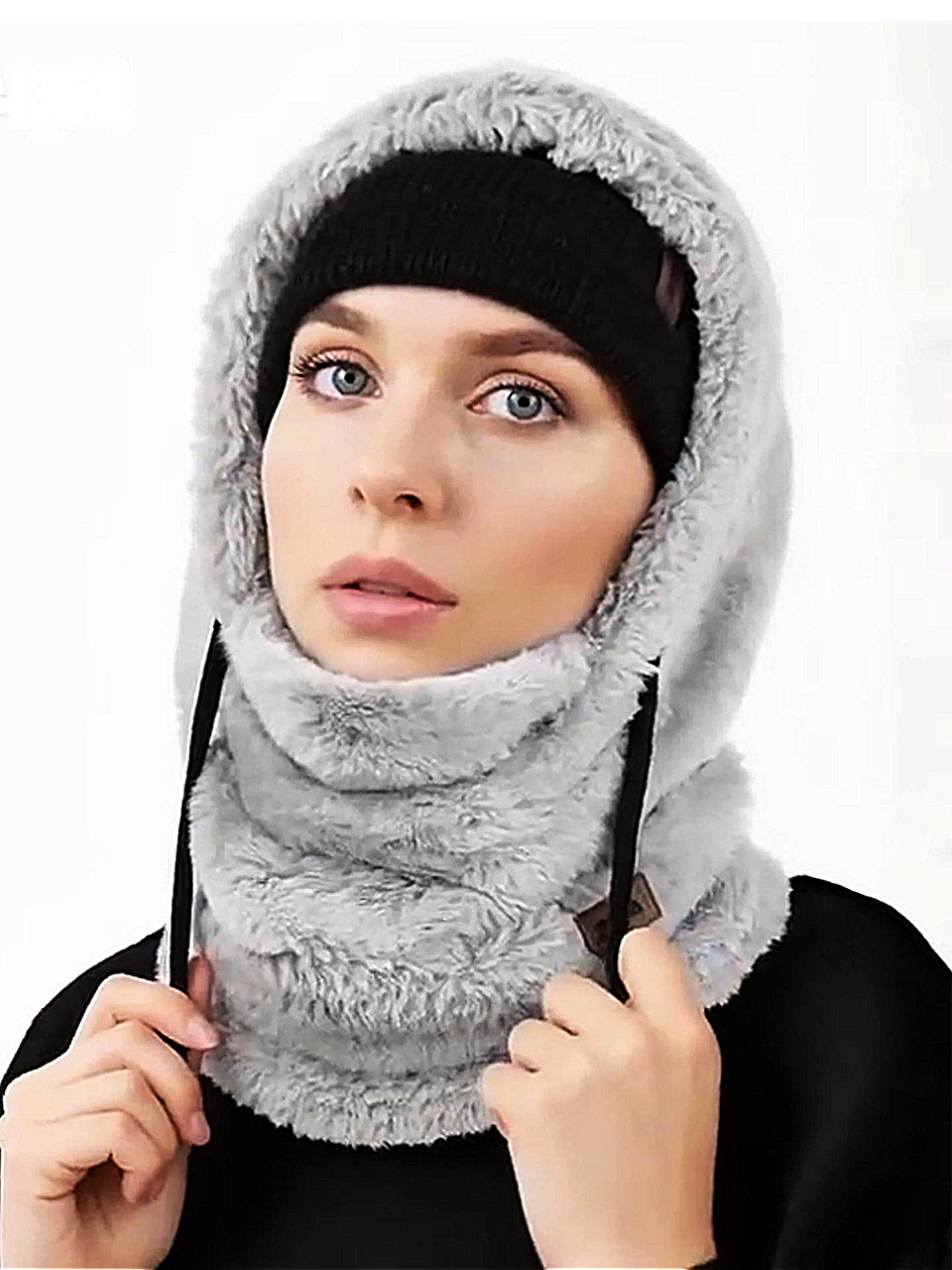 ROXUN Ski Mask Fleece Balaclava, Windproof Face Mask Winter Warm