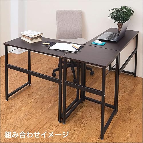 Miniatura 7 de Nakabayashi AMD-4545-DM - Escritorio de oficina, 17.7 x 17.7 pulgadas (17.717 x 17.717 in), grano de madera oscura