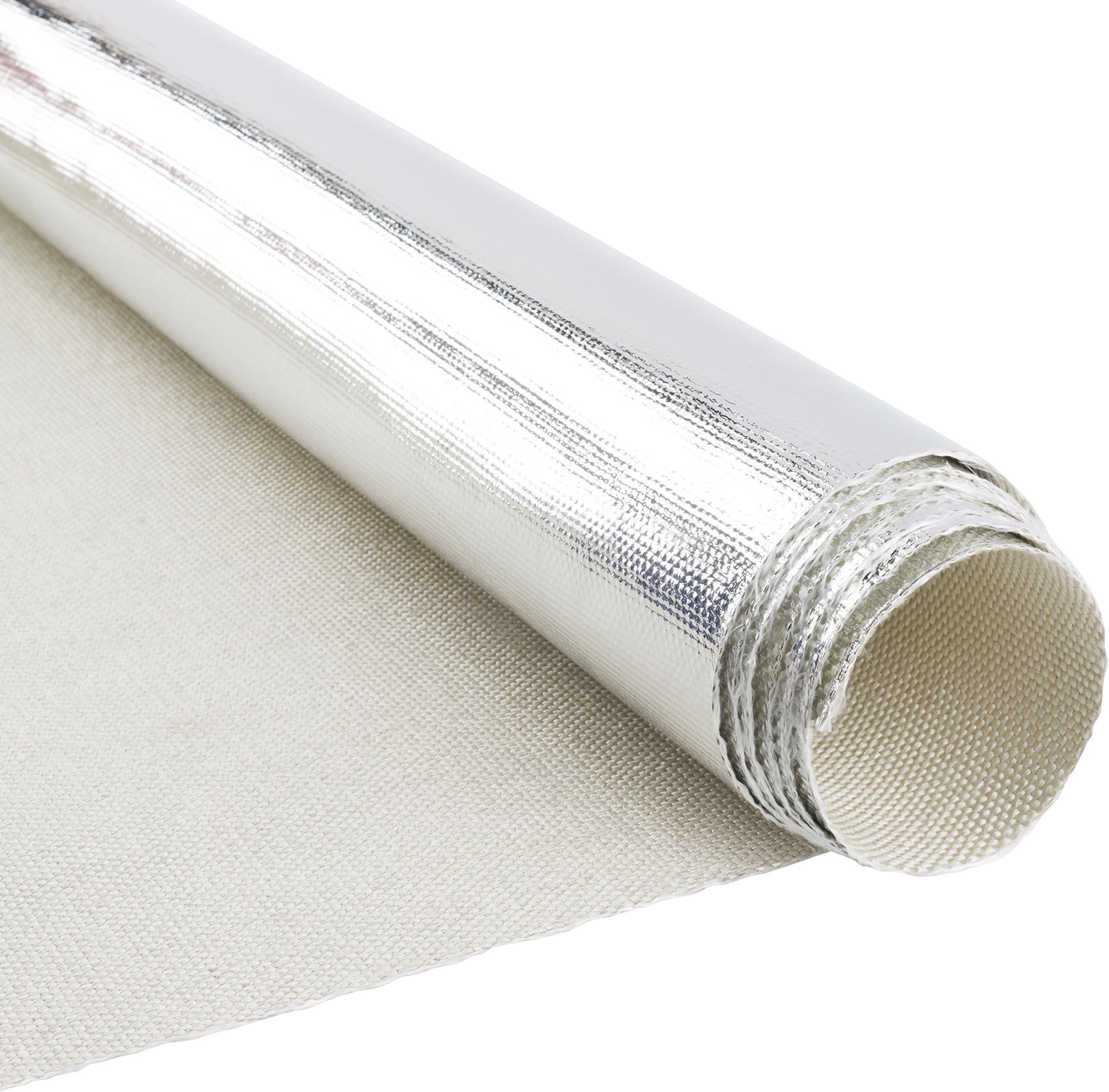 Newtex Z-Flex A-601 Aluminum 2-Yards with Fiberglass Backing, Thermal Heat Shield Protection, Radiant Heat Barrier, Non-Adhesive, Made in USA