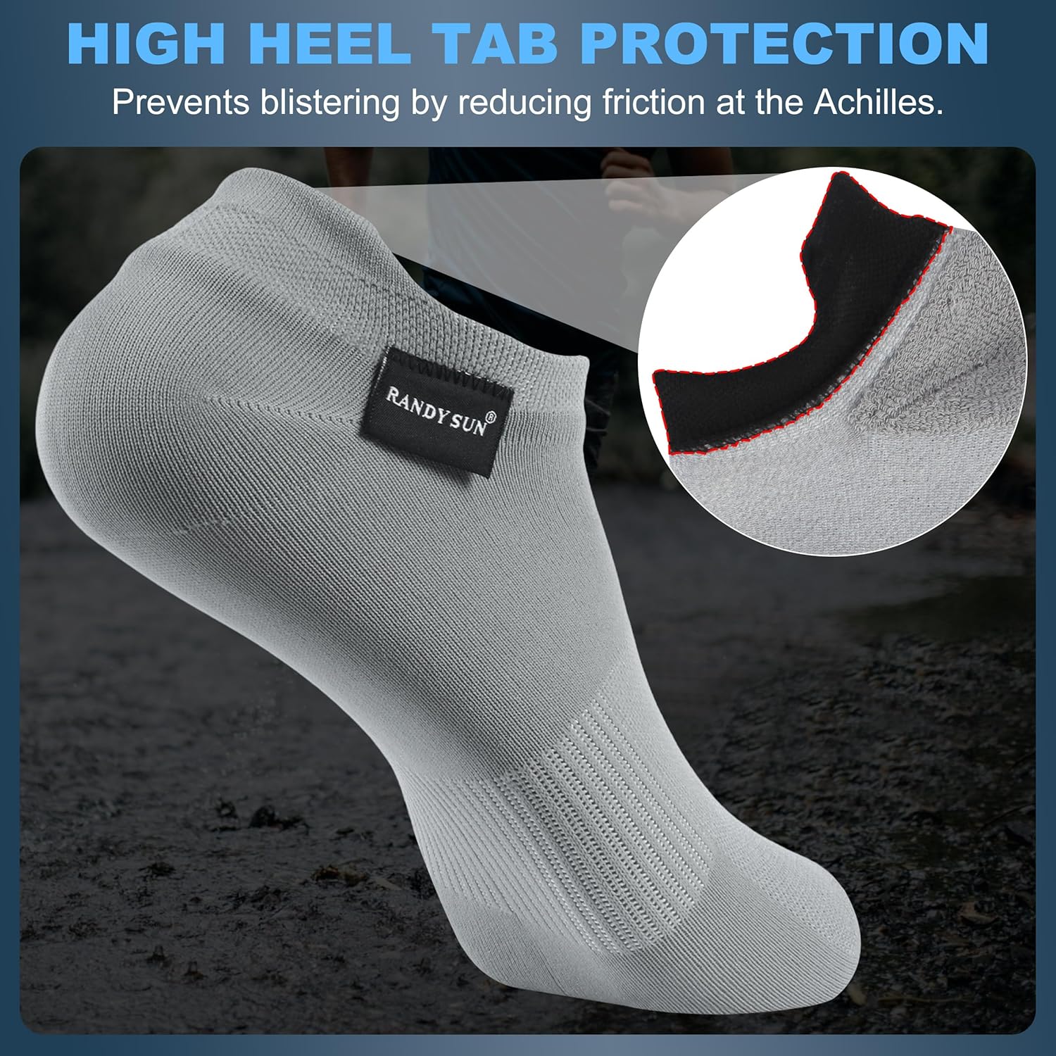 RANDY SUN Unisex Waterproof Socks 2.0 - Ultra Thin, Lightweight, Breathable for Sports Outdoor Activities