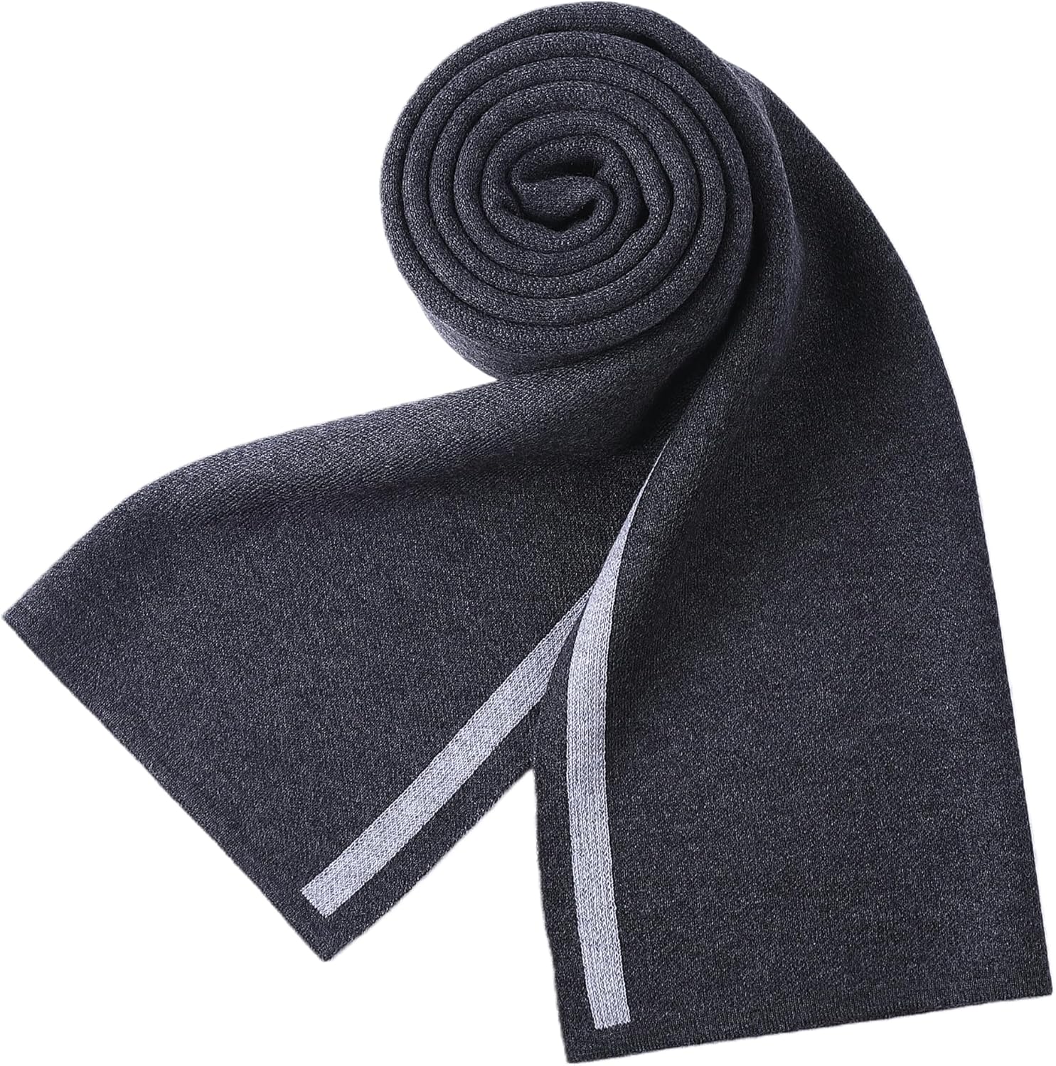 Mens Classic Cashmere Scarves Men's Winter Long Soft Plaid Winter Warm Thick Neckwear Knitted Scarf for Men - Image 3