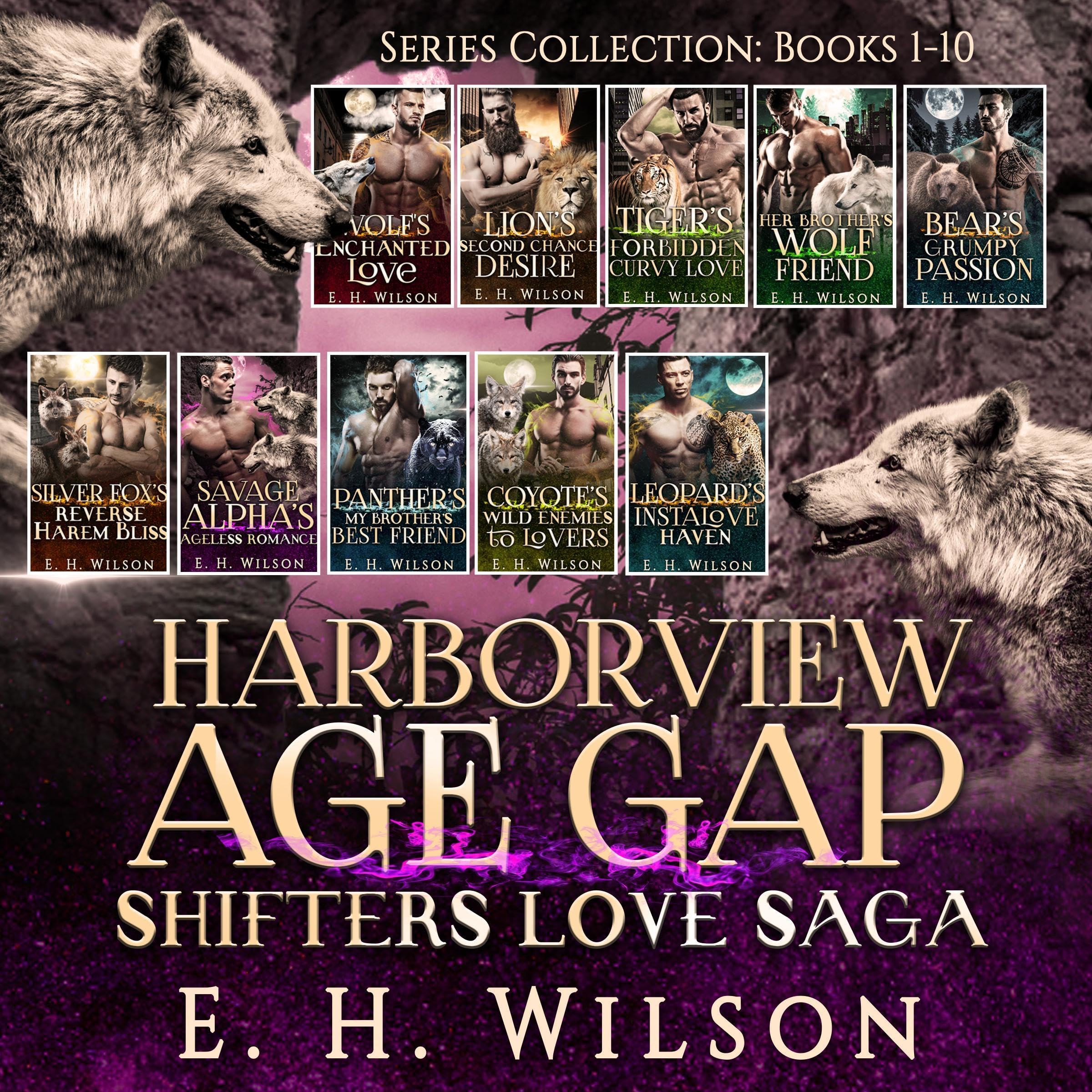 Harborview Age Gap Shifters Love Saga Series Collection, Books 1-10
