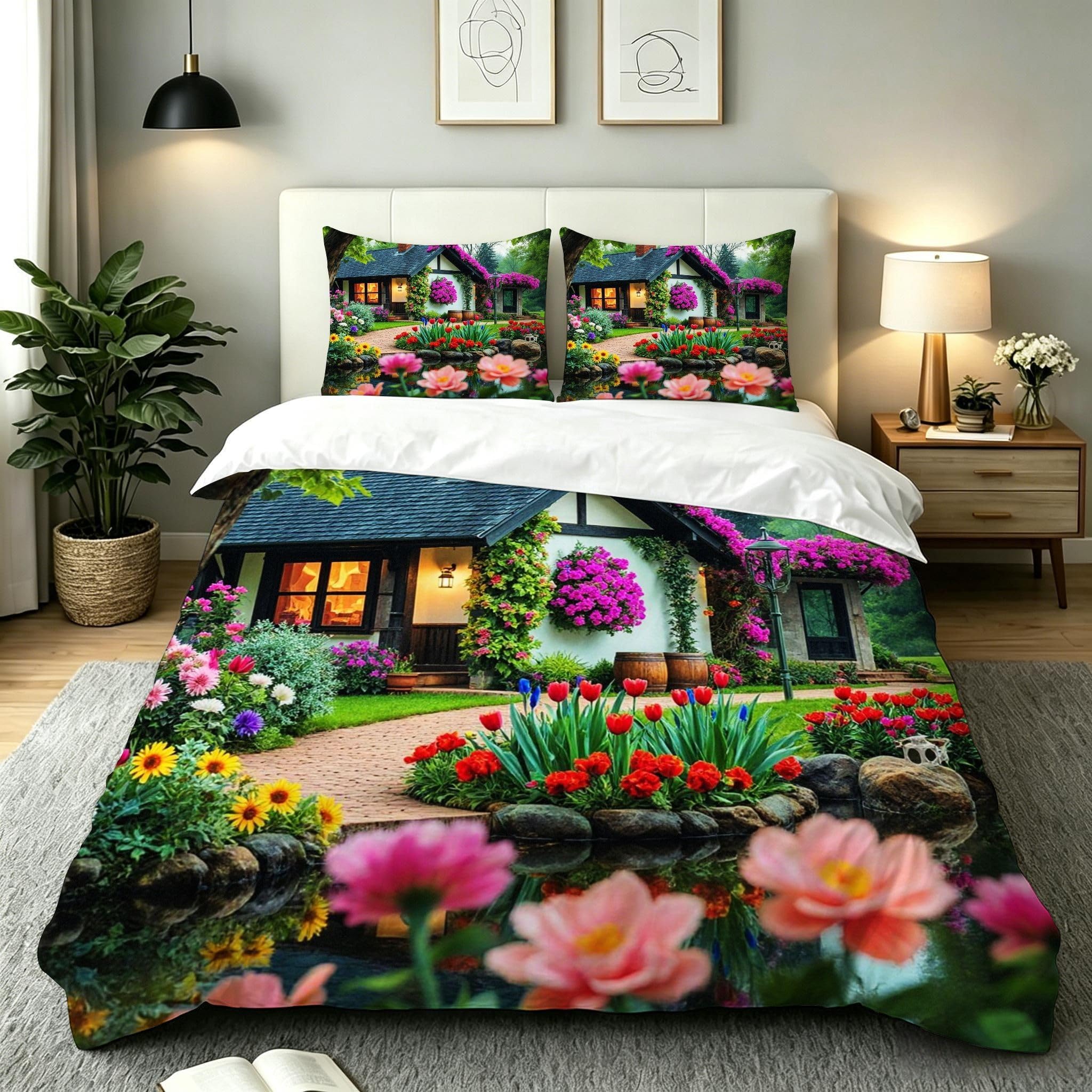 Parure de Lit en Microfibre 220x240 idéale pour transformer le dortoir ou la chambre d'étudiant