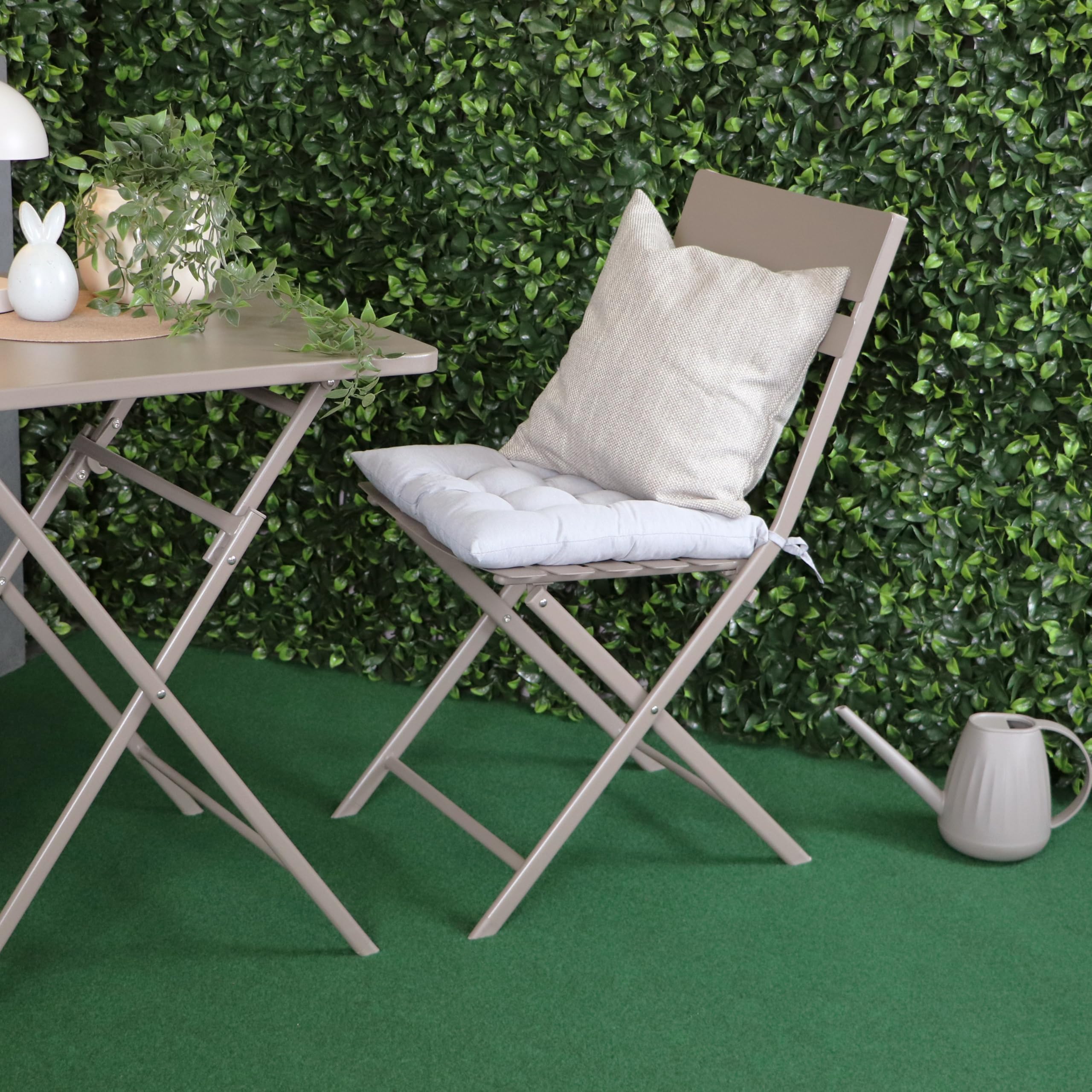 Primaflor Rasenteppich | Grün, 4,00m x 3,00m | Comfort | UV-stabil & schnelltrocknend | Mit Noppen | Kunstrasen-Teppich für Balkon, Terrasse & Poolbereich | Outdoor Bodenbelag | Balkonteppich