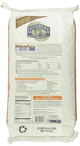 Miniatura 2 de Lundberg Family Farms - Arroz integral de grano corto de cultivo ecológico, el embalaje puede variar, 400 onzas (paquete de 1)