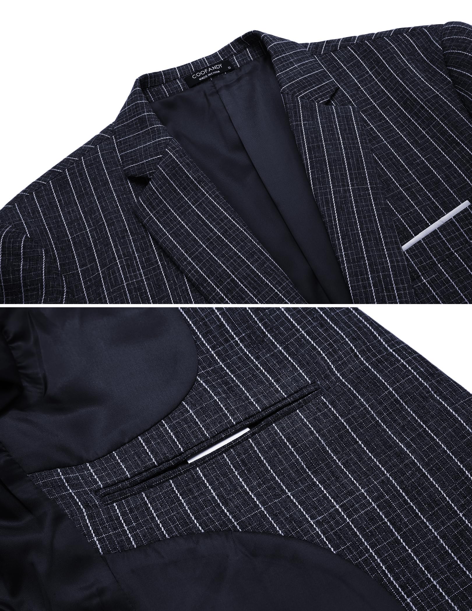 COOFANDY Abrigos deportivos casuales para hombre, chaquetas ligeras de un botón