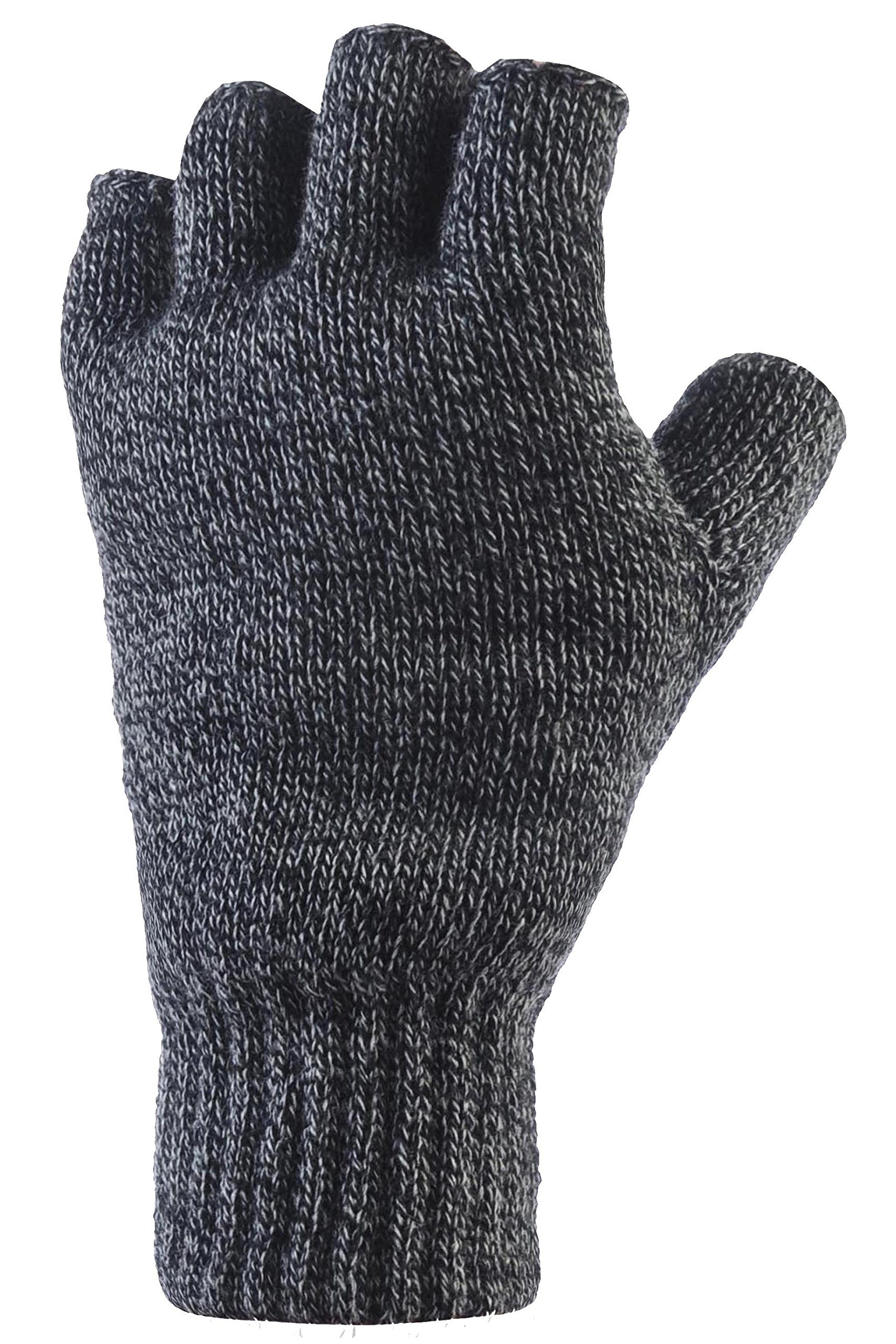 Heat Holders Mens Fingerless Charcoal