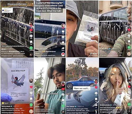 Miniatura 5 de Bromas e ideas para bromas – Caca de pájaro falso para coches, efectos especiales, cosas de broma, regalos de broma, juguetes prácticos bromas malas