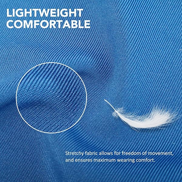 Harrison Howard Super Comfort Stretchy Fly Mask Large Eye Space with UV Protection Soft on Skin with Breathability- Azure Blue M - 3