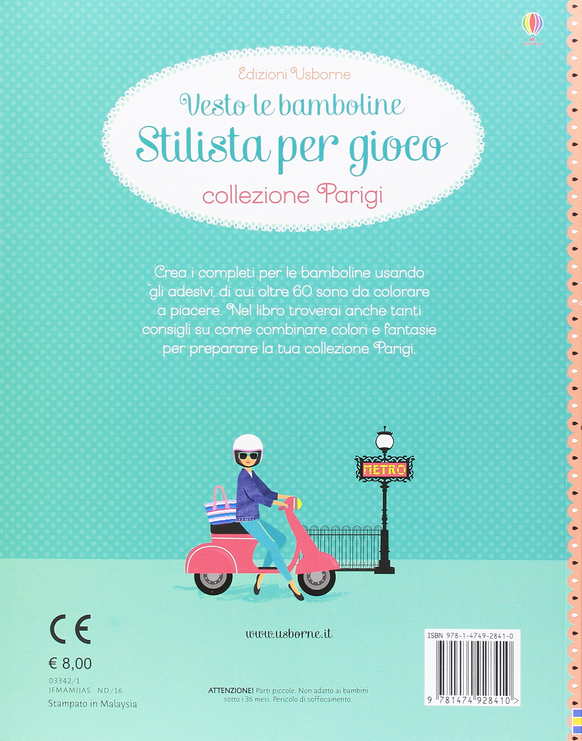 Collezioni a Parigi. Vesto le bamboline. Con adesivi. Ediz. illustrata: 1