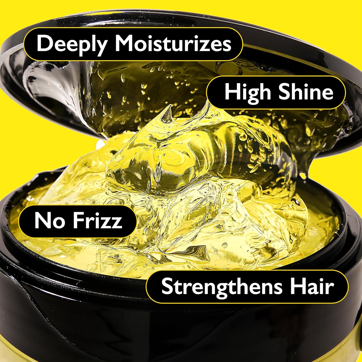 EBIN NEW YORK Melt'n Styling Gel Biotin and Almond Oil Infused 32oz - Strengthens Hair and Moisture Retenetion, Strong Hold Styling, Protects Hair from Damage, Gives High Shine, No Frizz or Breakage - Image 5