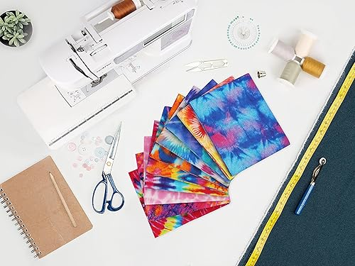 Miniatura 5 de Craftido -25 opciones 100 % algodón, 10 cuartos gruesos de 18 x 21 pulgadas, peso medio de 5.2 onzas, algodón suave para acolchar, proyectos de