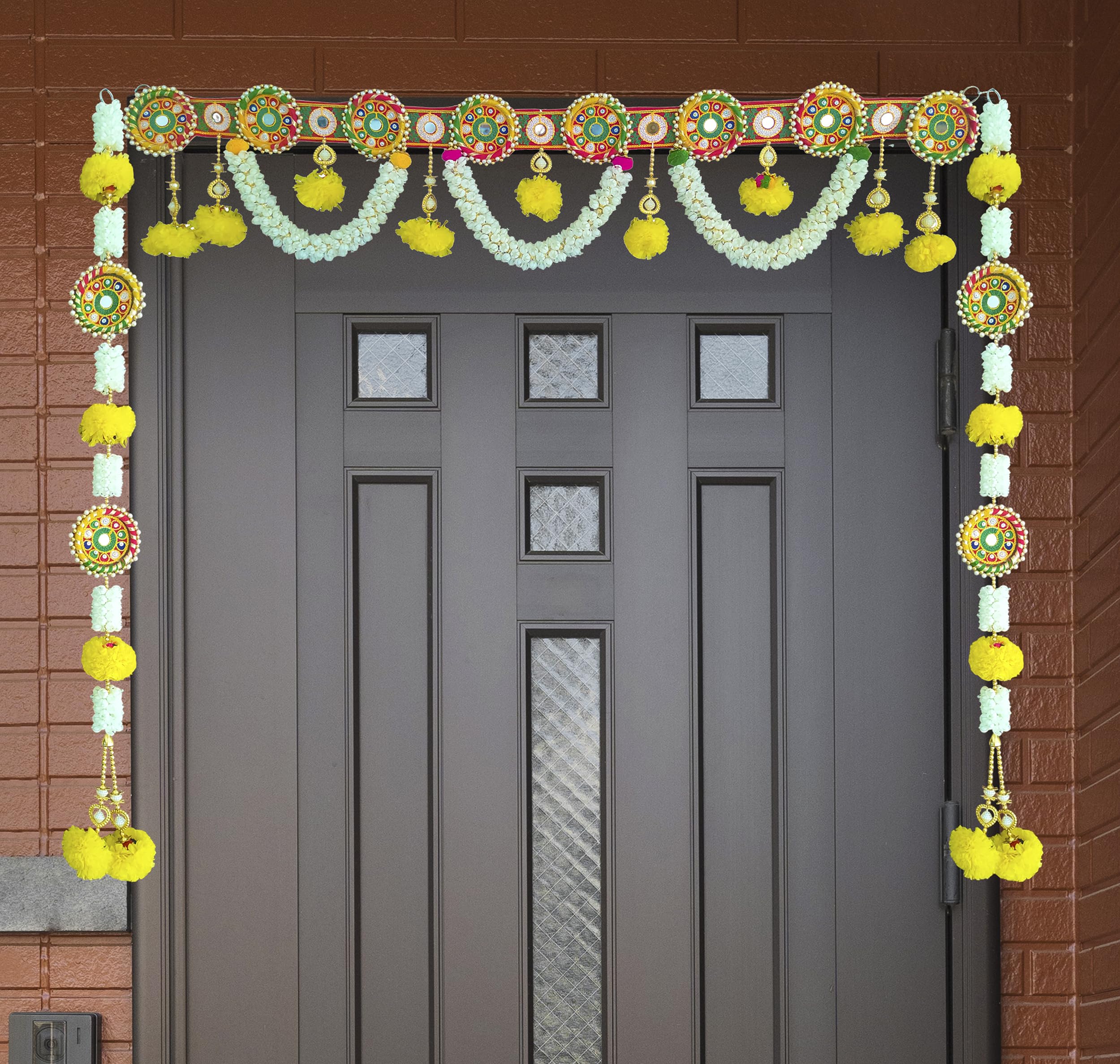 Reptum Decor Toran with Multi Color Ring Fancy Toran for Diwali, Main Door Decoration Banderwal, Door Hangings for Home Decoration- 40 Inch Size (B0CK8G3B4D) Amazon Price History, Amazon Price Tracker