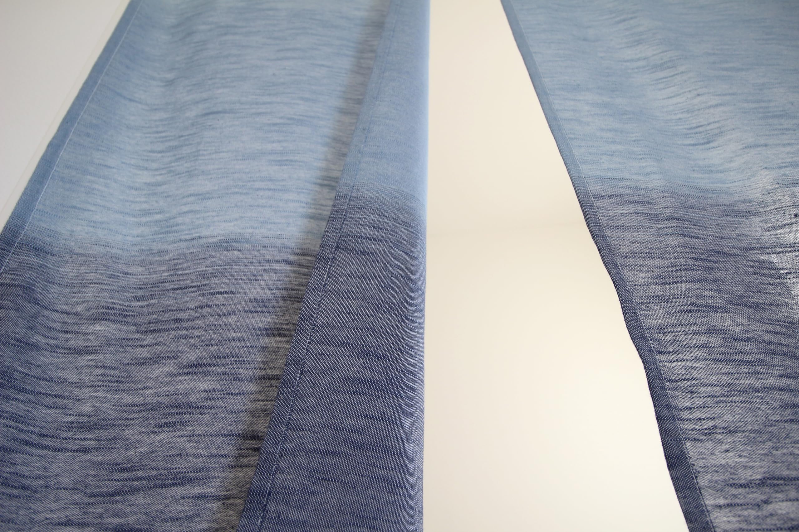 SunnyDayFabric Türvorhang (Breite 80 x Höhe 140 cm) GENSOU Tapestry Noren Raumteiler Vorhang (Blau)