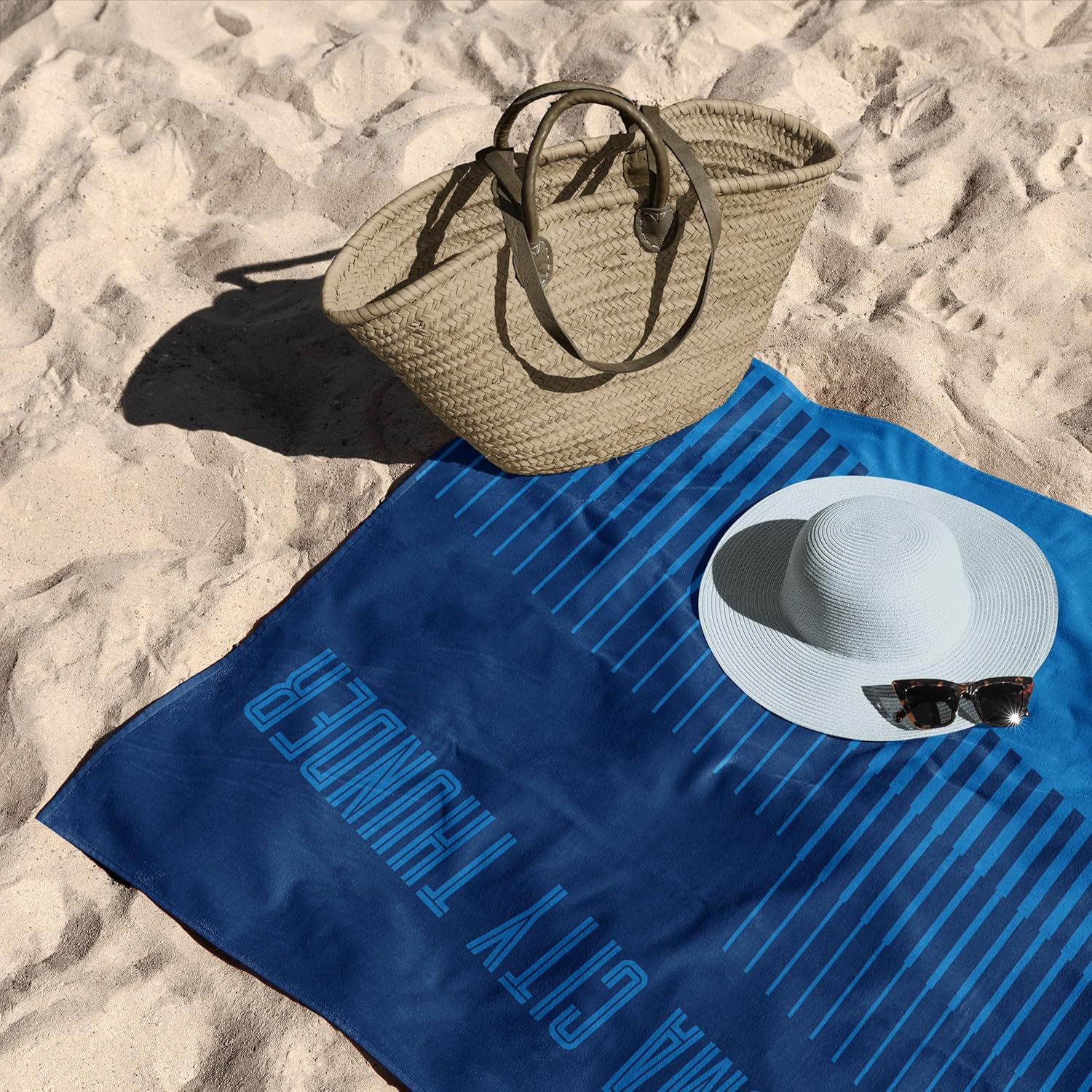 Northwest Oklahoma City Thunder NBA Progression Jacquard Beach Towel 36 x 72 Inches