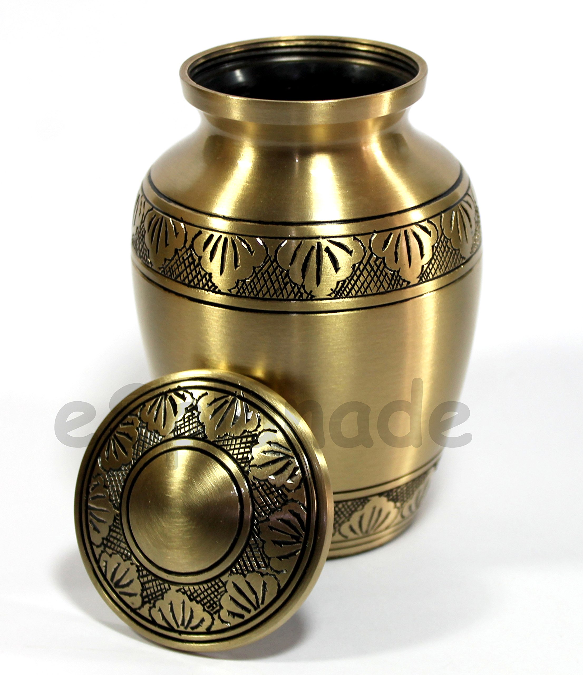 eSplanade Metall-Urnen-Gedenkglas-Behälter (Bronze)