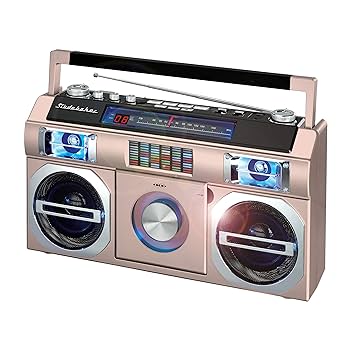 Studebaker SB2145RG 80's Retro Street Bluetooth Boombox with