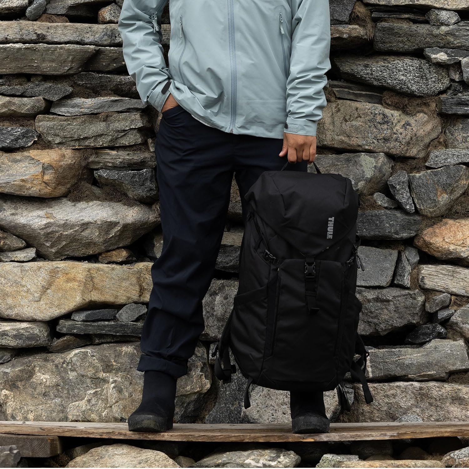 THULE(スーリー) Thully AllTrail Daypack 25L Backpack, Black, 25L