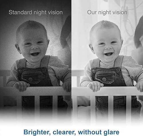 Miniatura 7 de VTech VM350 Monitor de video con batería admite modo de video de 12 horas, modo de audio de 21 horas, pantalla de 5 pulgadas, alcance de 1000 pies