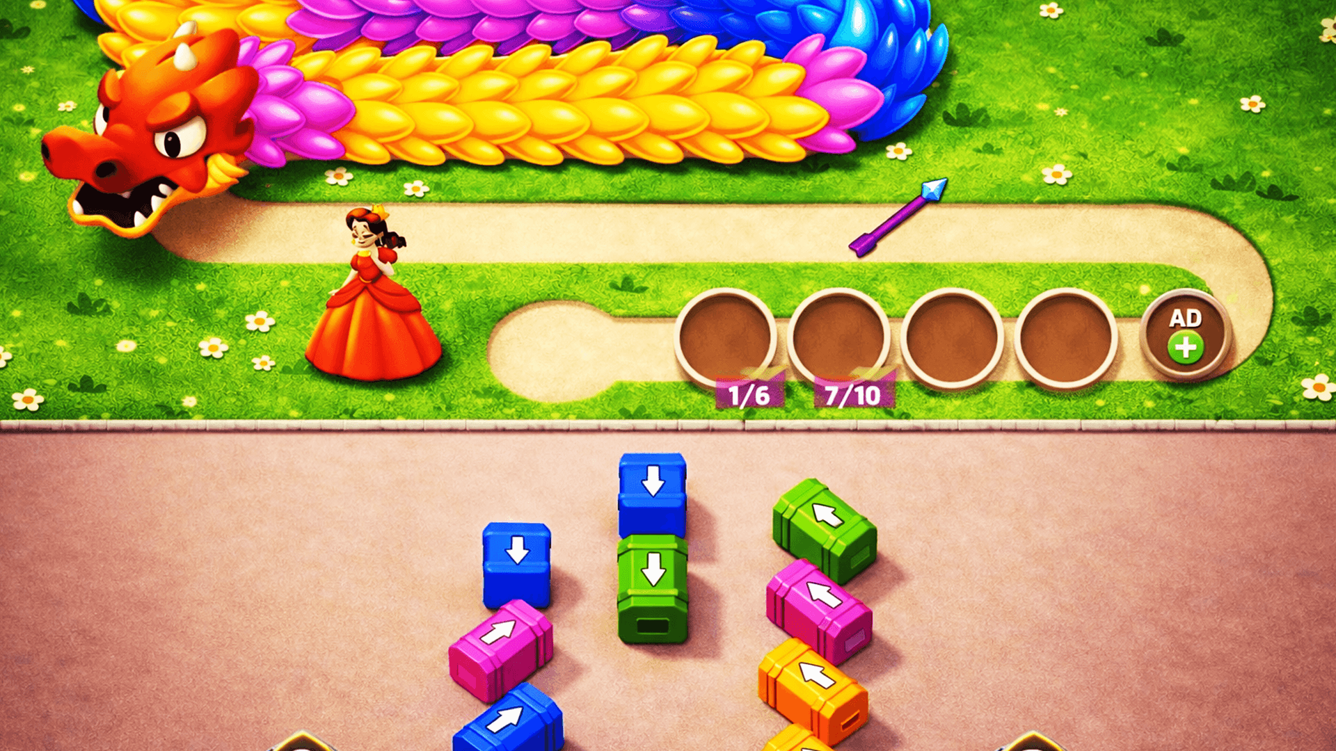 Sorting Queen Queen Rescue Escape Master Color Puzzle: Save Girl Dragon Out Match ...