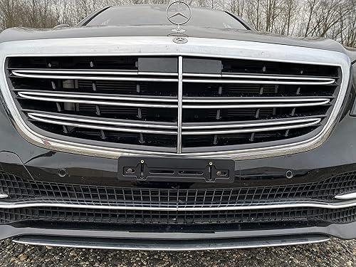 Miniatura 4 de Soporte de montaje de placa de parachoques delantero para Mercedes-Benz 2000-2023 + kit de tornillos y llaves