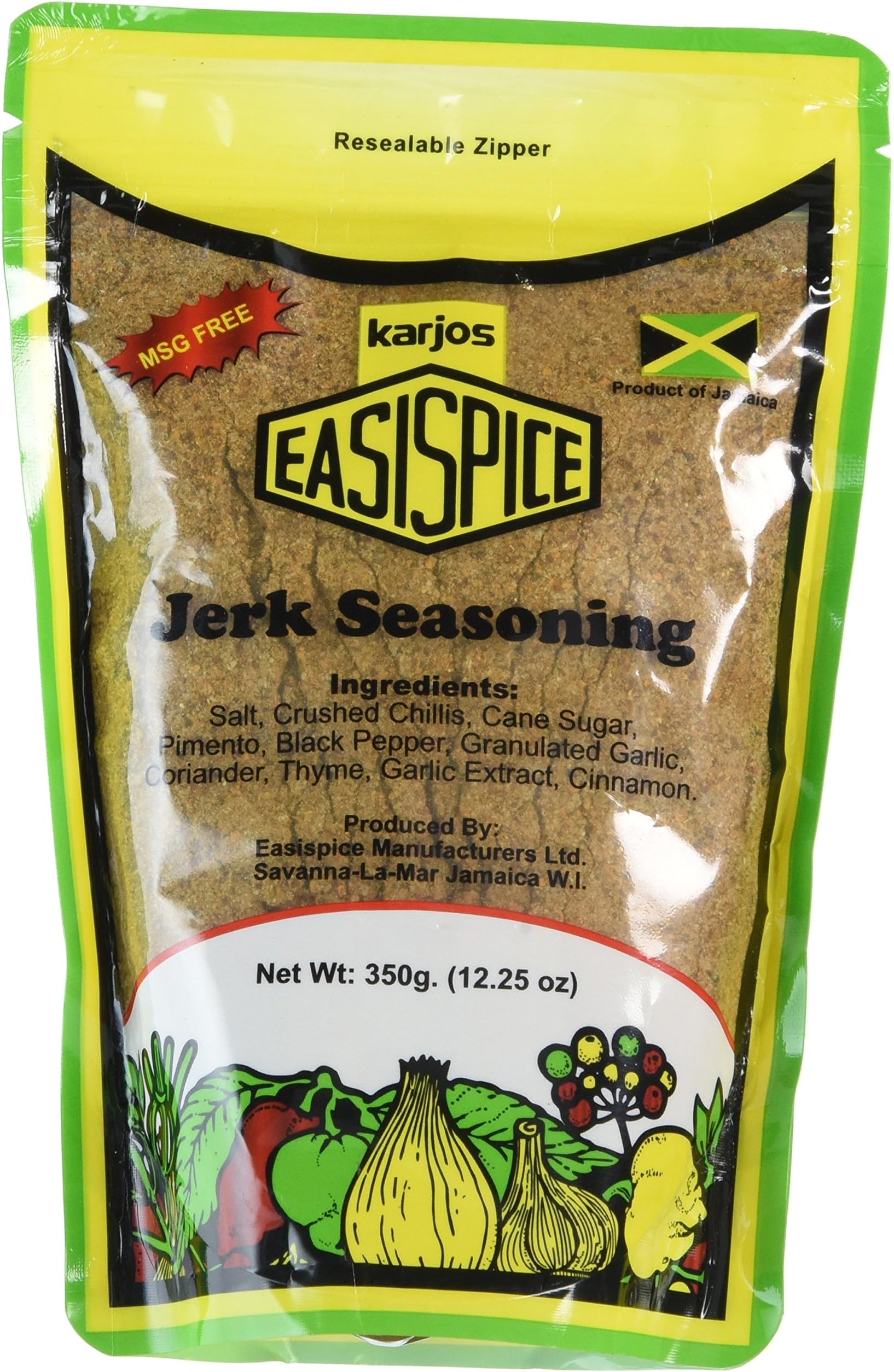 Easispice Jerk Seasoning -350g/12.25 oz