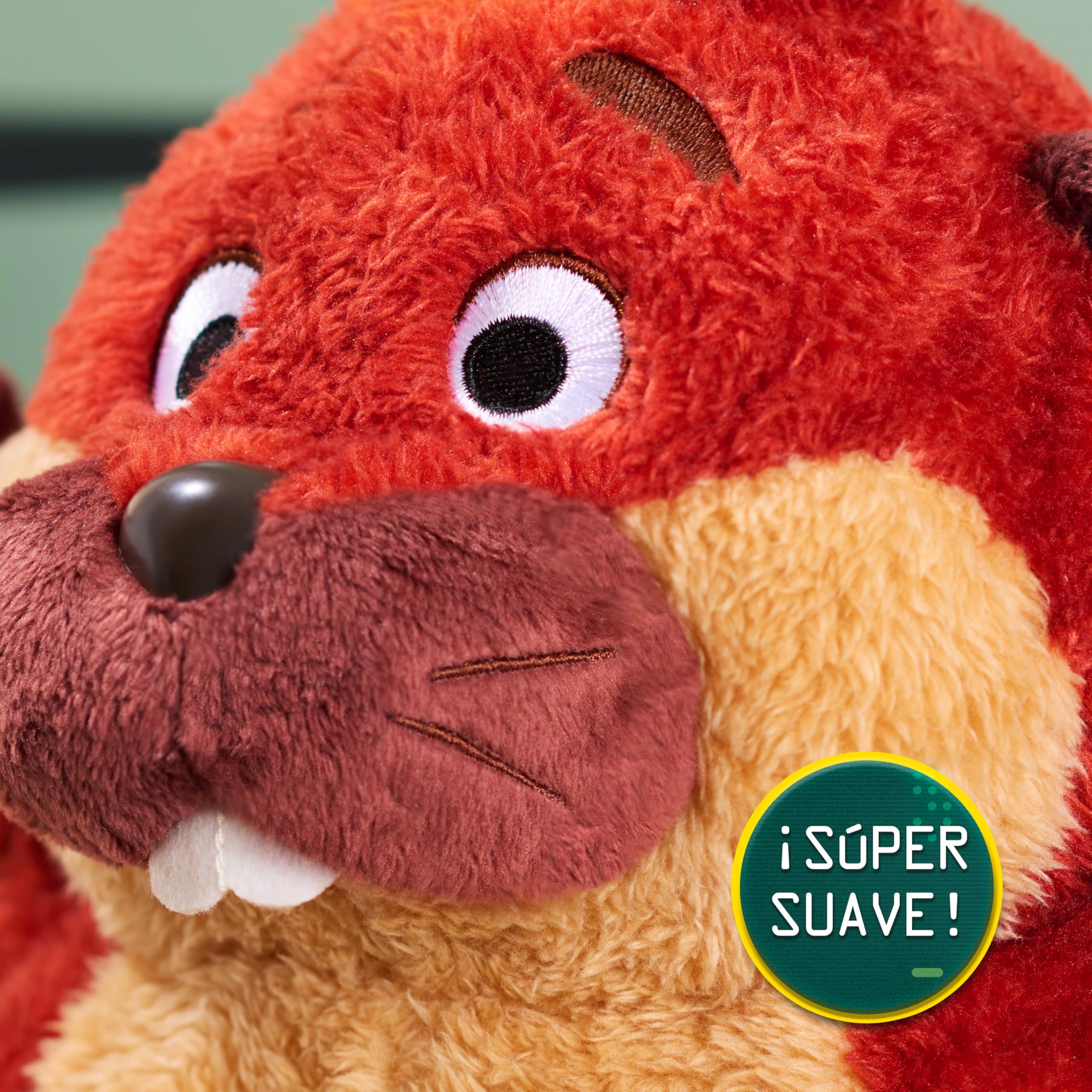 Just Play Disney y Pixar Hoppers Peluche Interactivo Rey Jorge 29 cm con Música y Movimiento, Juguete para Fans, Niñas y Niños a Partir de 3 Años