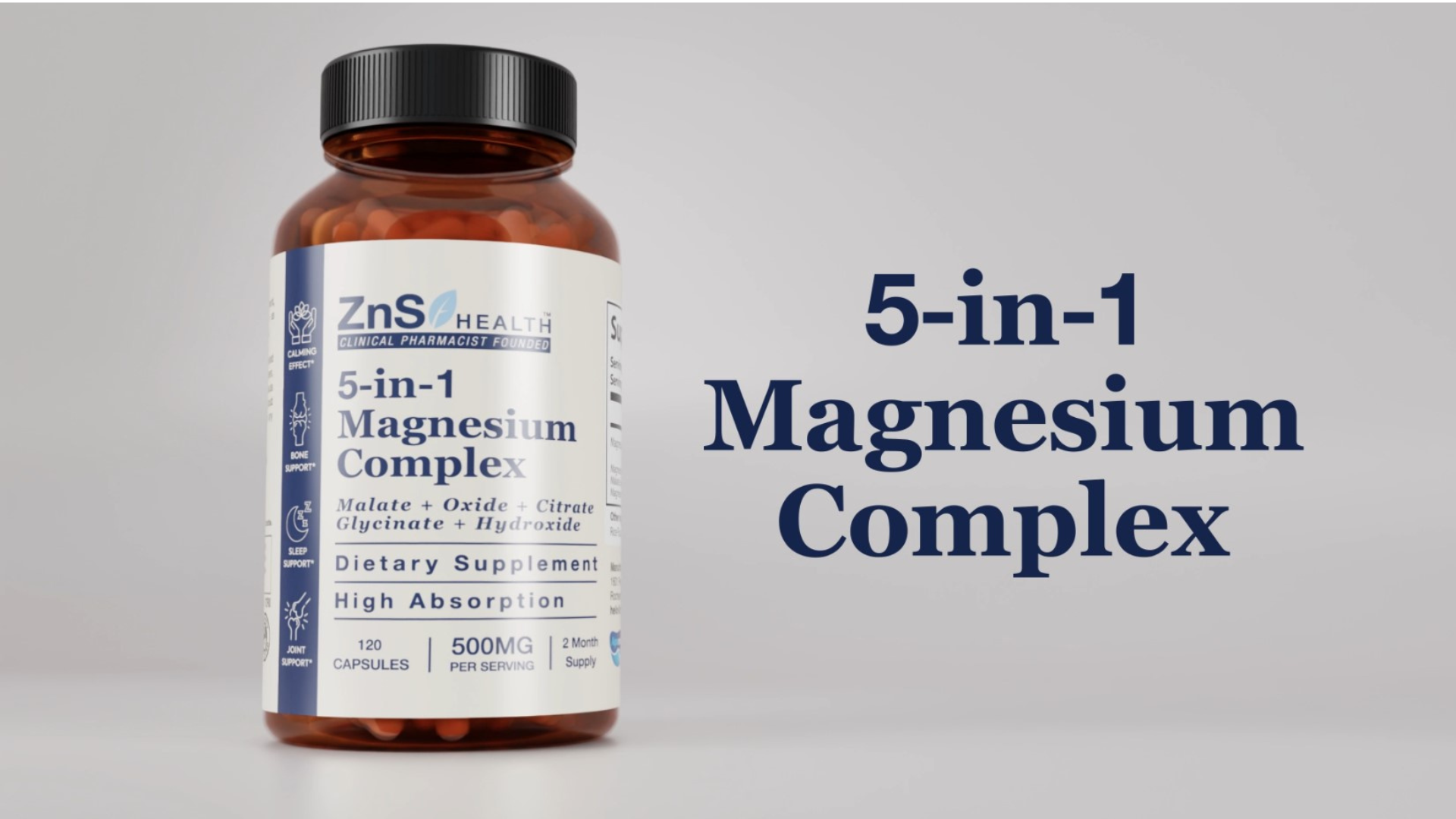 Amazon.com: ZnS Health Spectrum 5 Magnesium Complex for Women