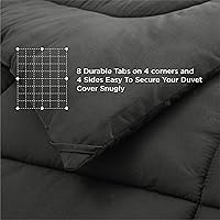 Vista 8 de Bedsure - Edredón de color liso