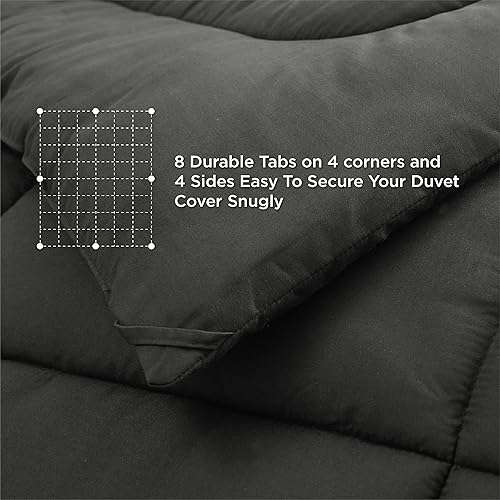 Vista 179 de Bedsure Relleno de edredón – Edredones acolchados de gran tamaño King, edredón para todas las estaciones, ropa de cama alternativa de plumón suave