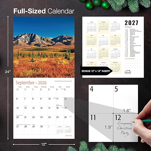 Miniatura 5 de MICASA Pacific Northwest 2024 - Calendario mensual de pared colgante  12 x 24 pulgadas abierto  Papel grueso y resistente  Regalar  Viajes escénicos