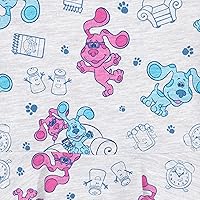 Vista 4 de Nickelodeon Blue's Clues - Vestido de manga corta para niñas con color gris claro