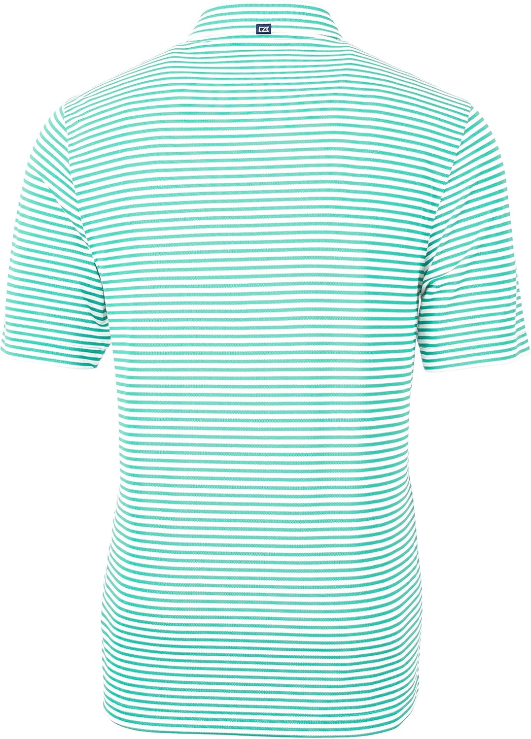 Cutter & Buck Mens Short Sleeve Virtue Eco Pique Stripe Recycled Mens Big and Tall Polo - Image 2