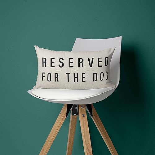 Miniatura 3 de Mancheng-zi Reservado para la almohada del perro, funda de almohada de 12 x 20, almohadas para perro, decoración para perro, decoración de perro
