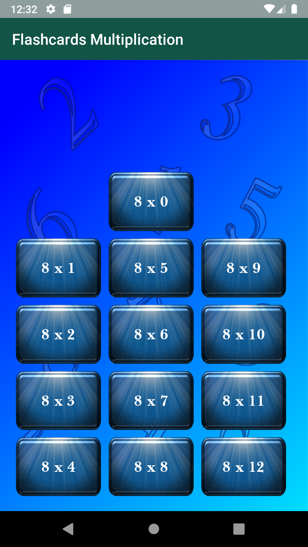 Flashcards Multiplication Aplicativo na Amazon Appstore