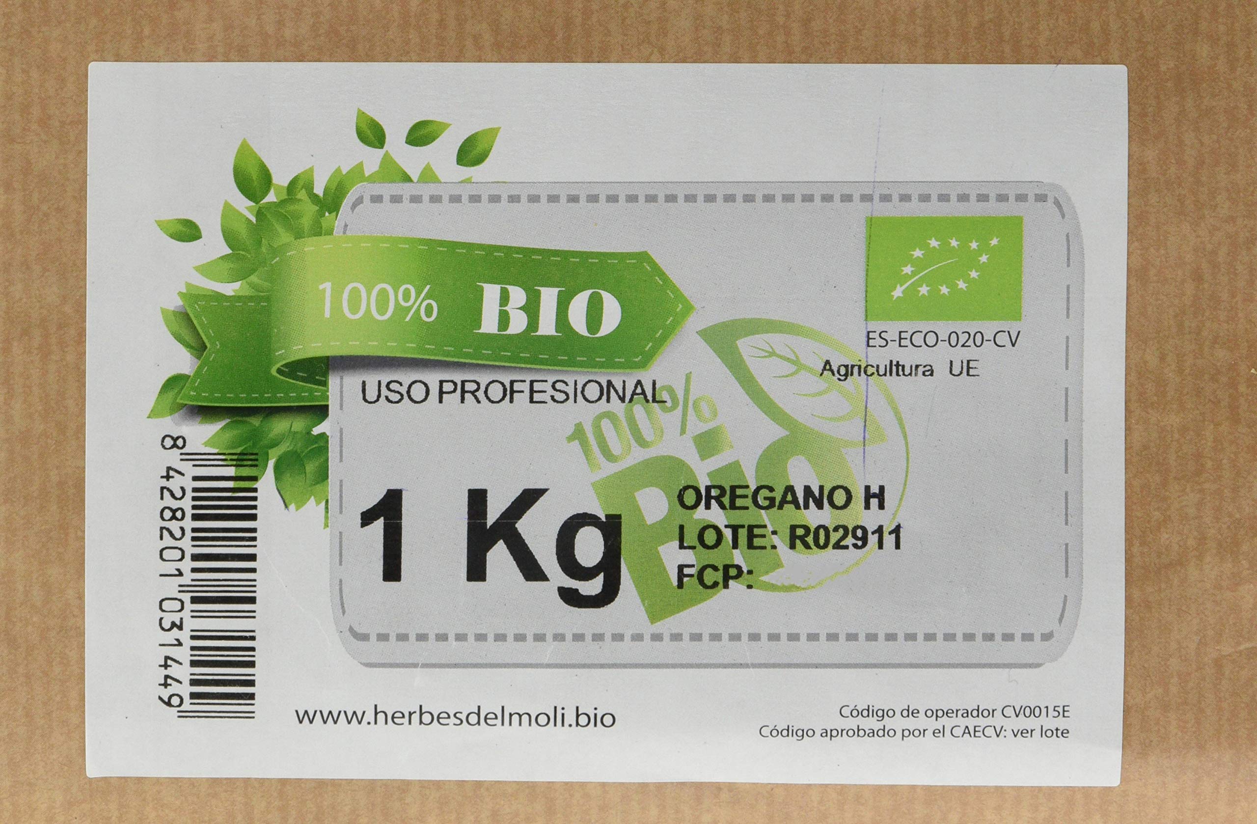 Herbes Del Oregano Hojas Eco 1 Kg - 200 g
