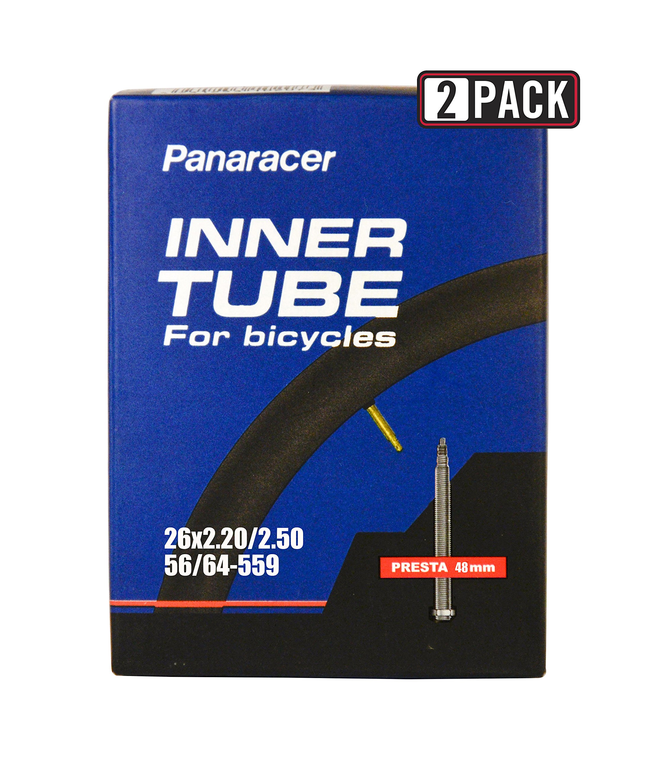 Panaracer Bicycle Tubes Presta Valve in Singles and Pairs