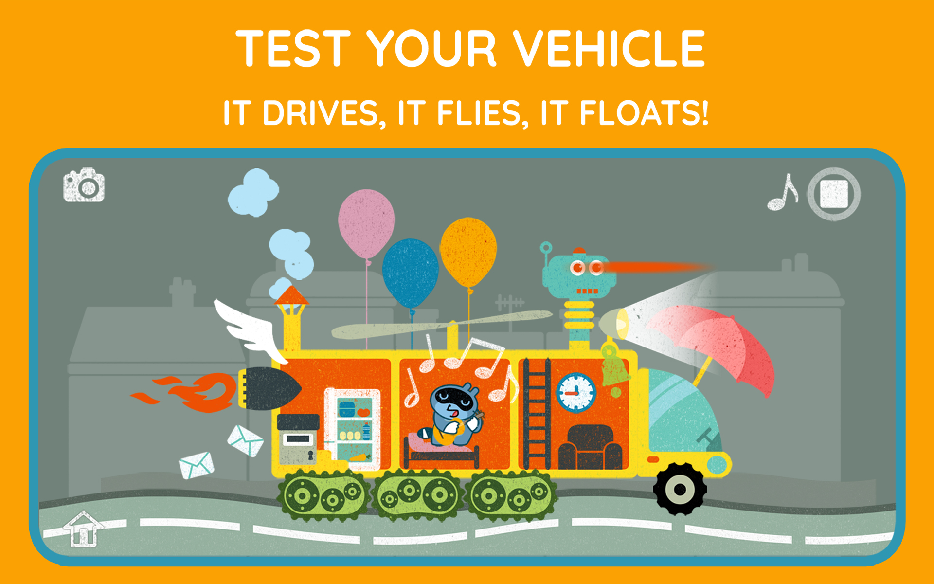 Pango Imaginary Car for Kids - Assemble, experiment and drive