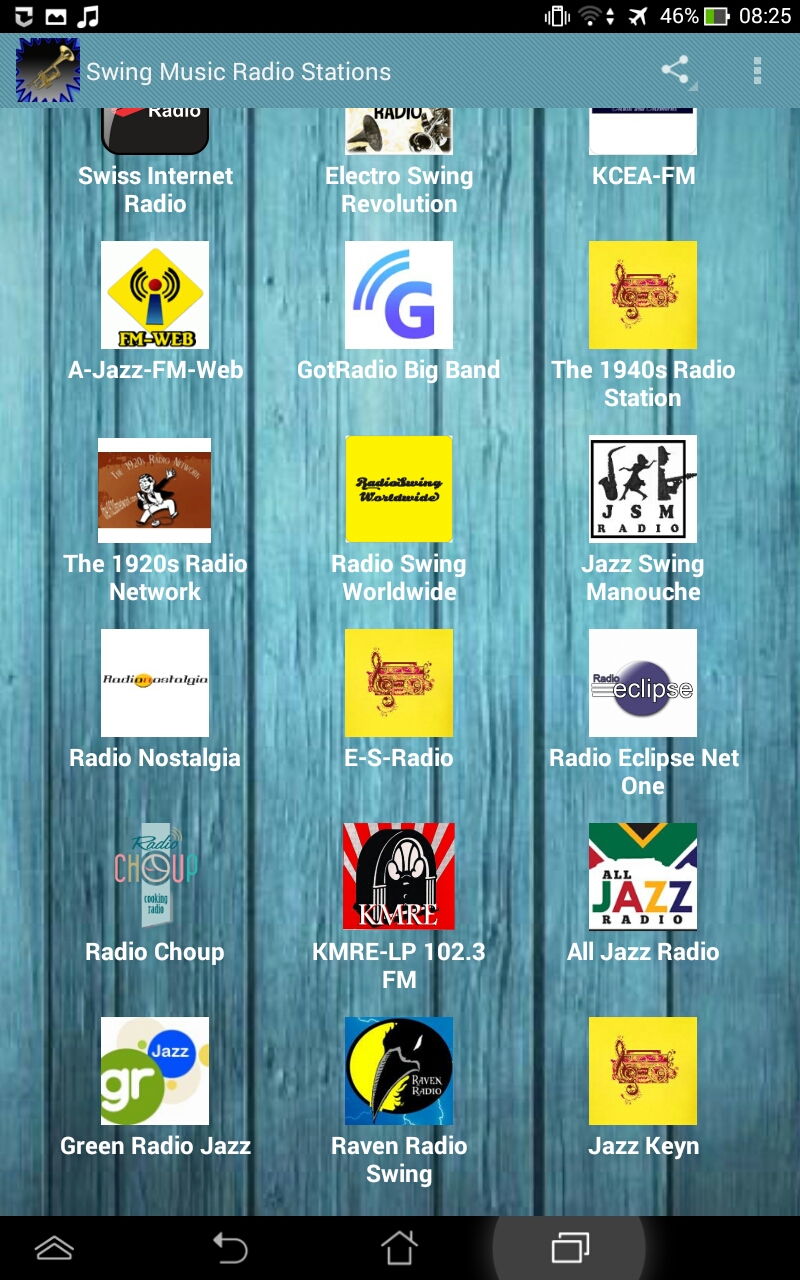 Swing Music Radio Stations App on Amazon Appstore