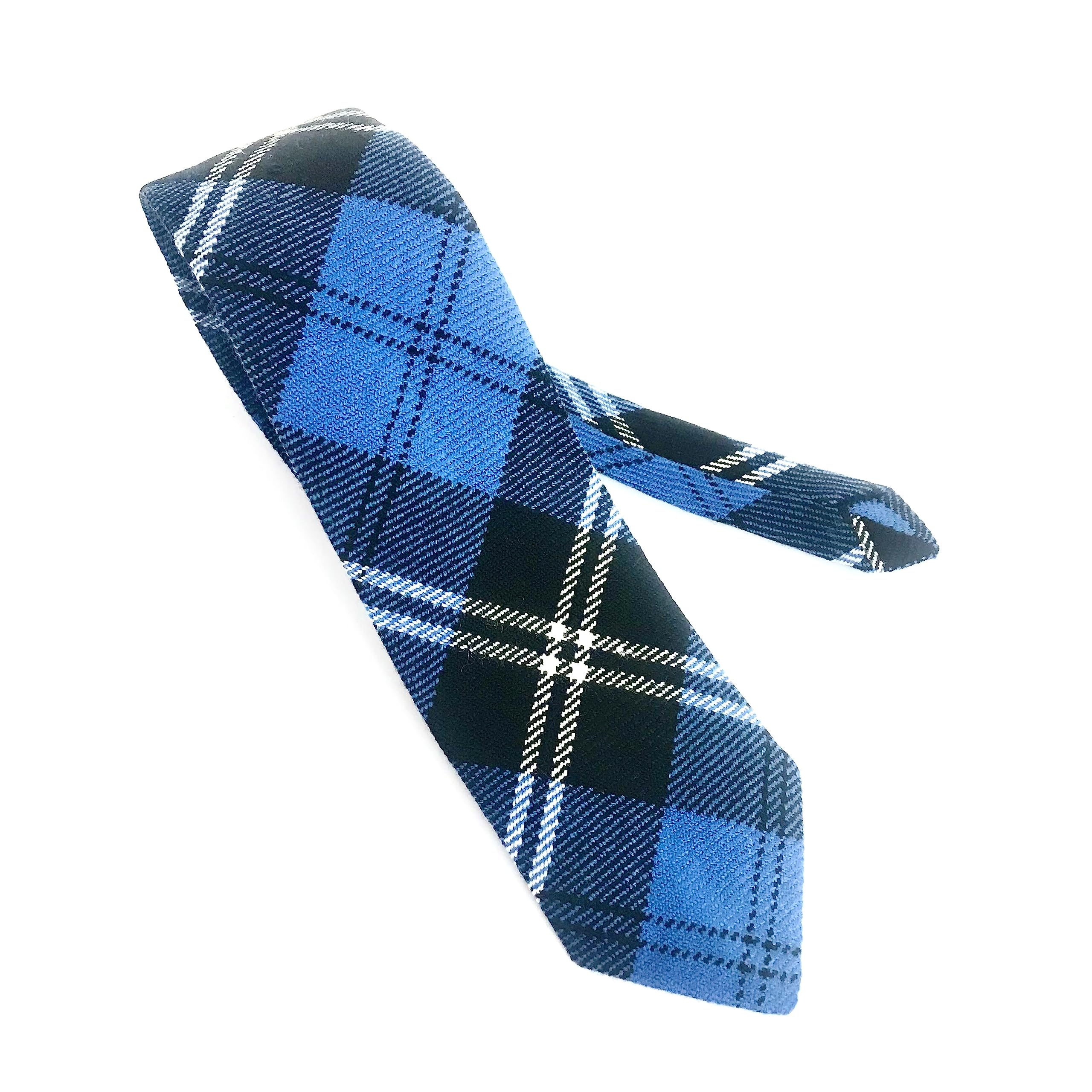 1To1 Music Blue Ramsey Tartan Neck Tie