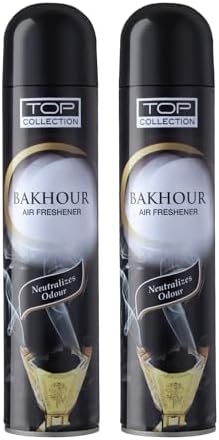 Top Collection Air Freshener - Bakhour 300ml (Pack of 2) | Made in U.A.E | Exotic Opulent Bakhour Fragrance | Long Lasting Classic Arabic Scent | Air Freshener For Home & Office