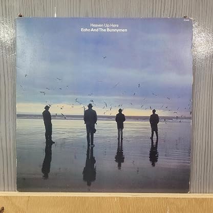 LP HEAVEN UP HERE (NACIONAL) por Echo & the Bunnymen, capa do álbum